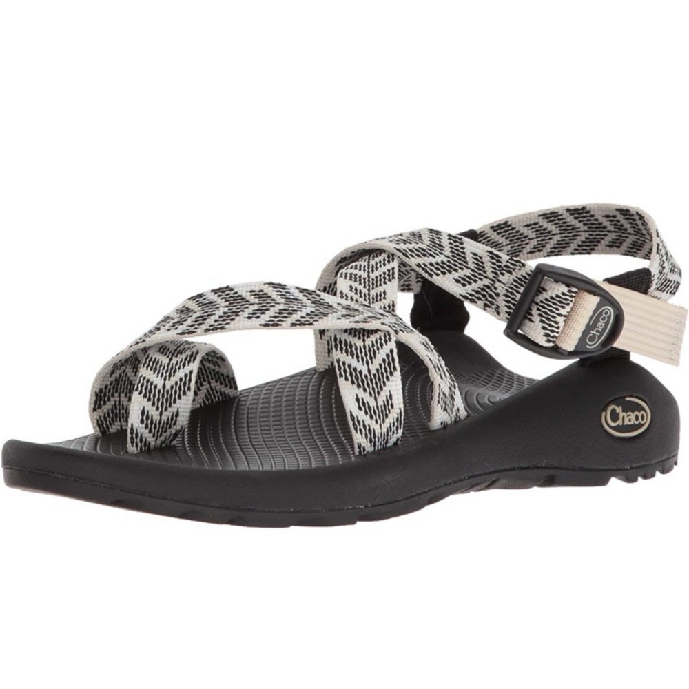 Women’s Chaco z2 Chevron Strap Sandals - Black and White Size 8
